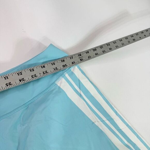 Addison Bay Skirt Skort Womens XL Blue Athletic Tennis Teal Pull On Flowy Stripe - Picture 6 of 8